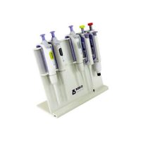 Linearni akrilni stalak za do 6 mikropipeta SA/GP serije, sive boje